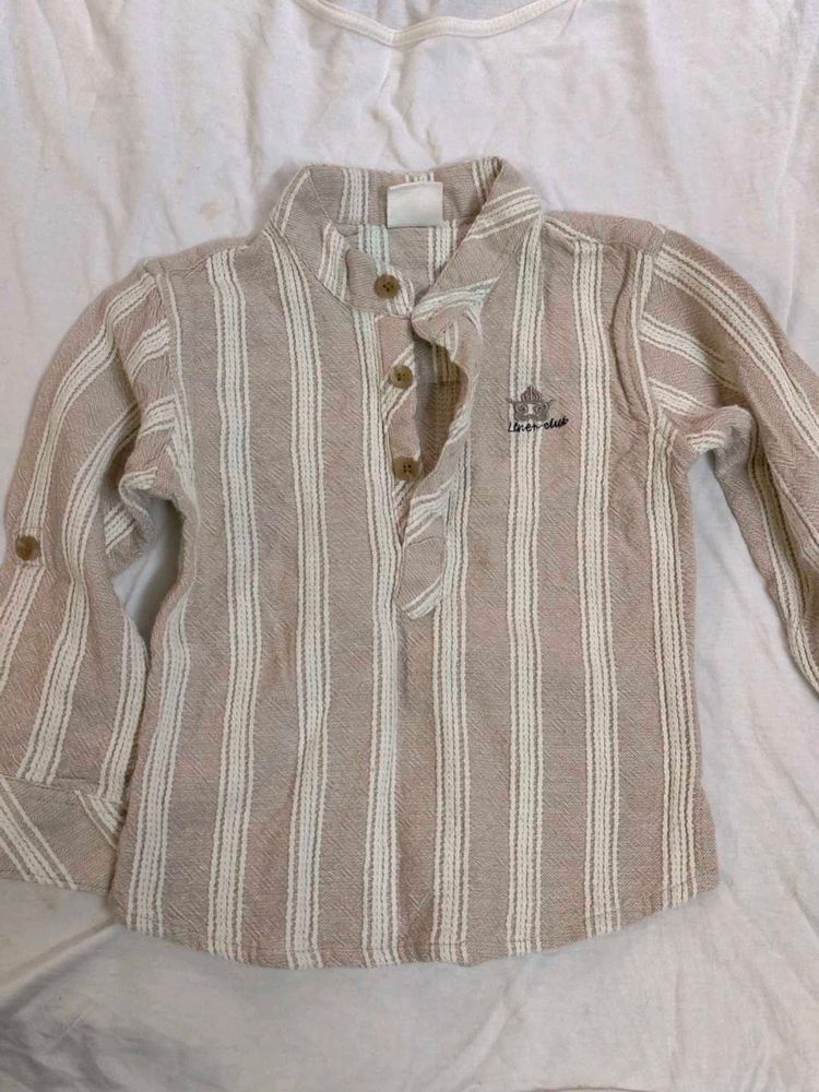 Striped boys shirt