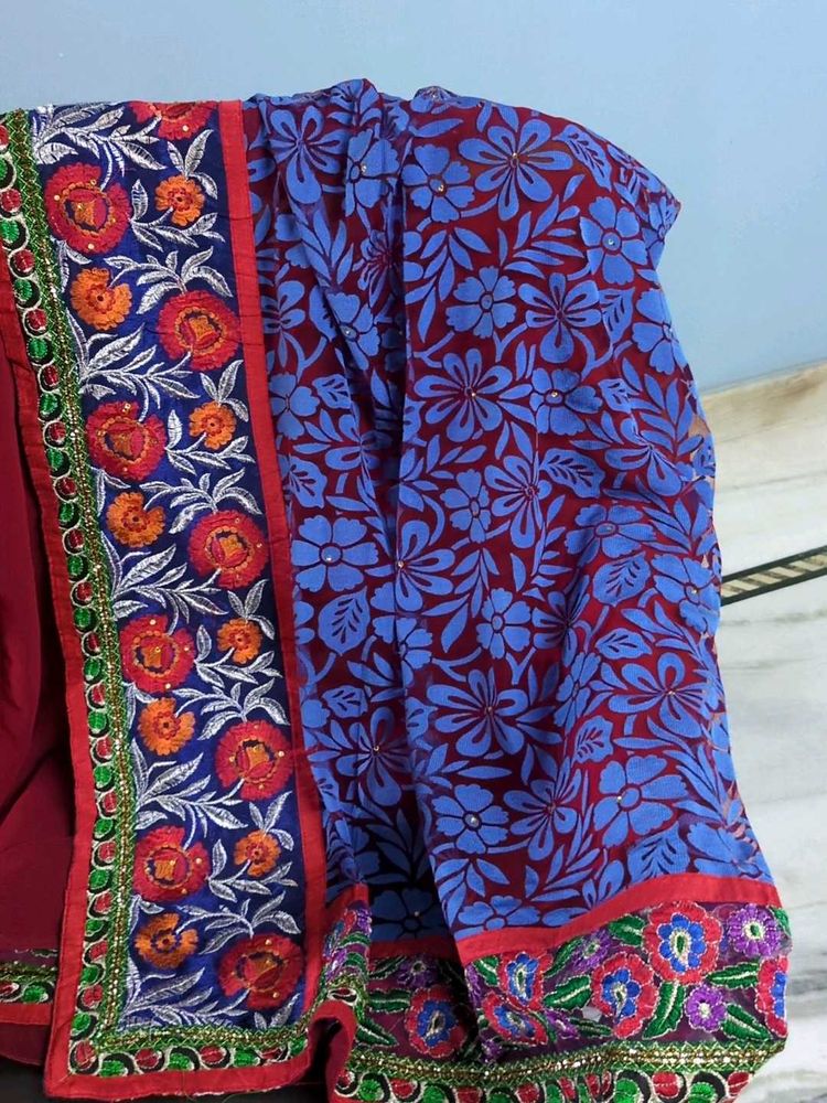 Beautiful Embroidered Saree