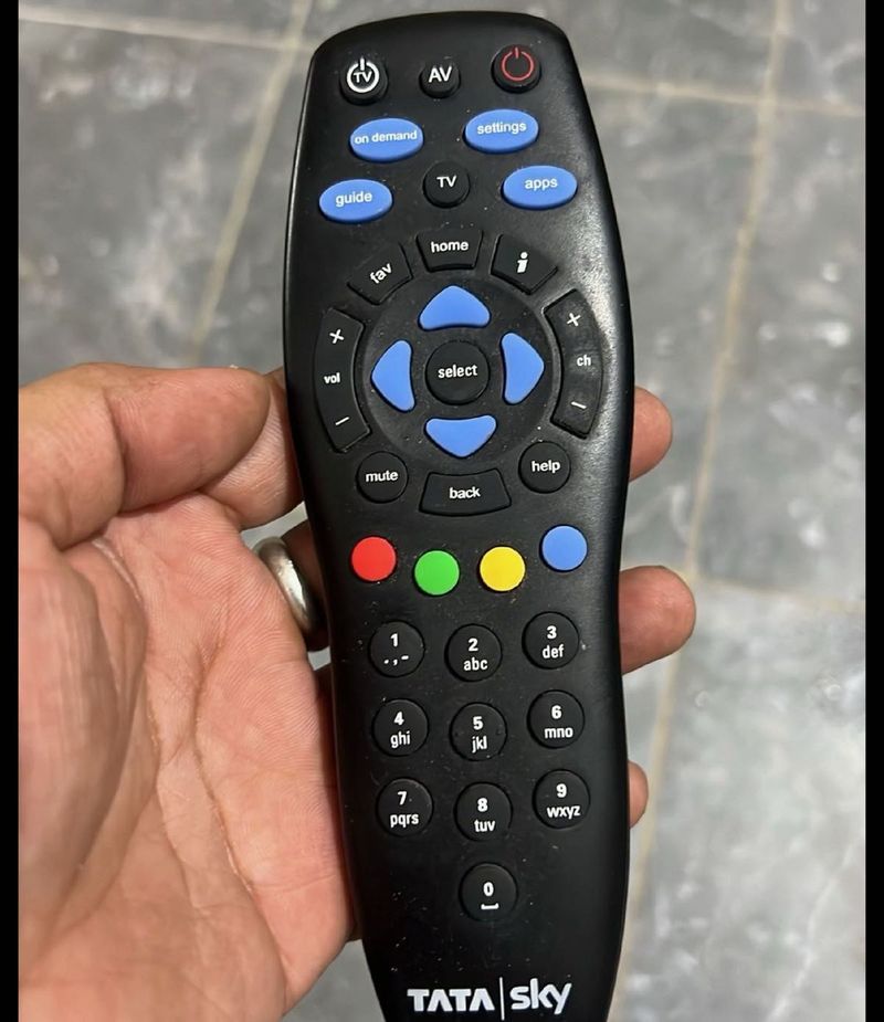Tata Sky Remote working well