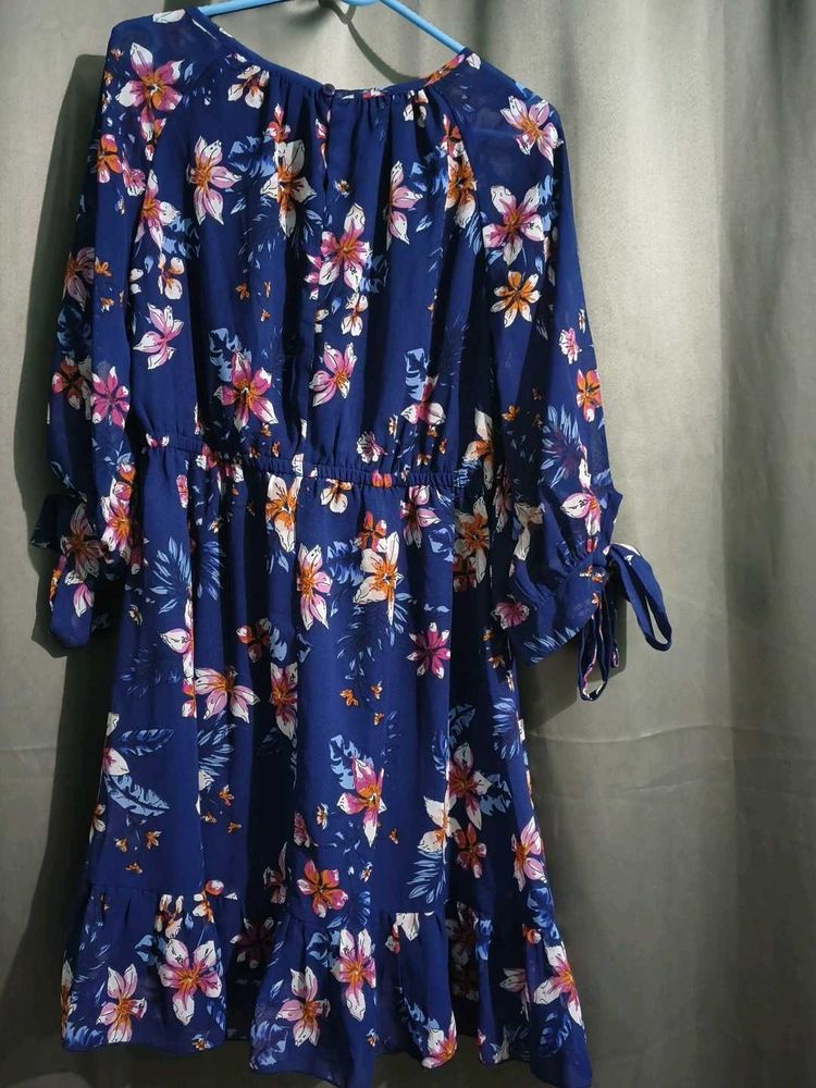 Floral Print Mini Dress