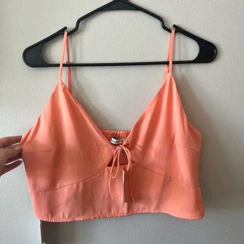 Cute Coral Cami Top