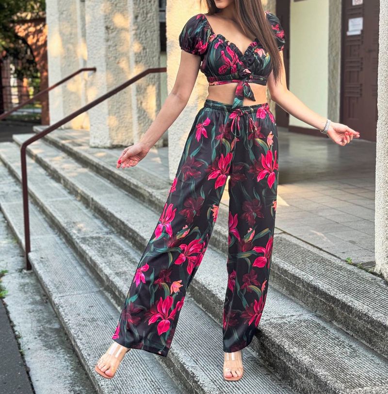 HWW Jungle Printed Co-ord, S, New with tag