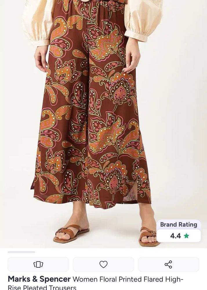 Boho Paisley Print Palazzo Pants