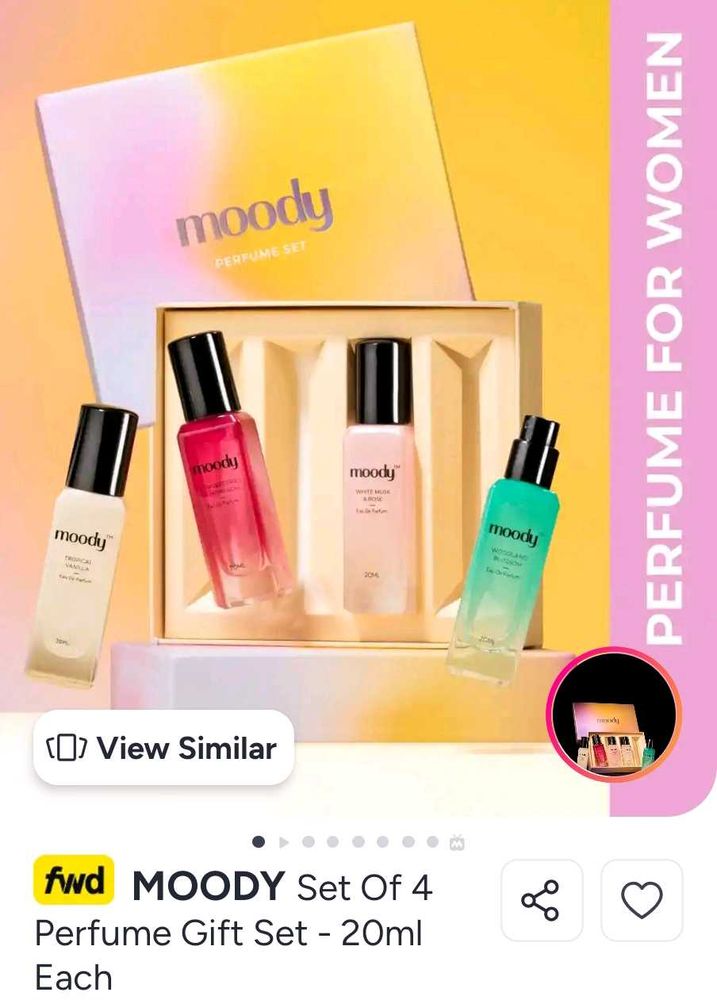 Moody Women Perfume Gift Set - 4 Bottles