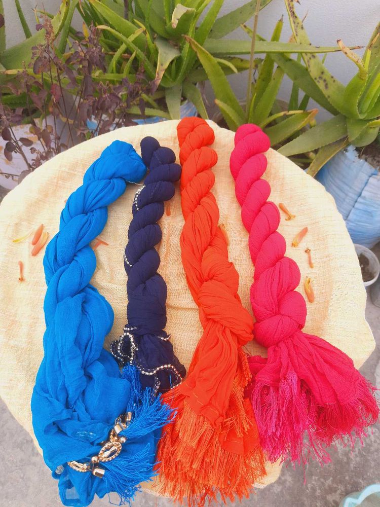 Colorful Dupatta Set of Four