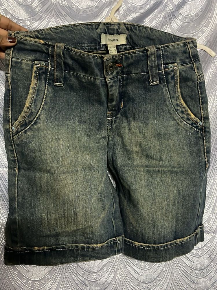 Blue Denim Shorts