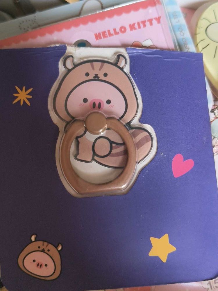 Cute Cartoon Phone Ring Holder