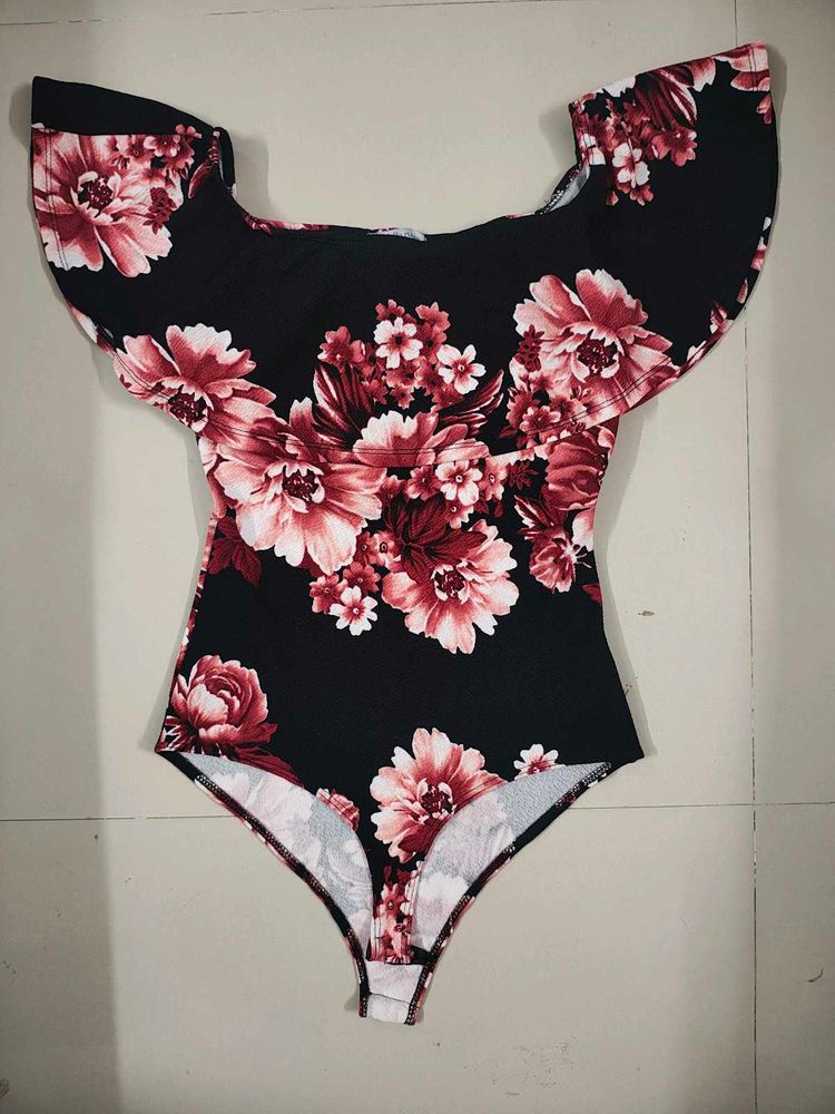 Women's Floral Print Bodysuit