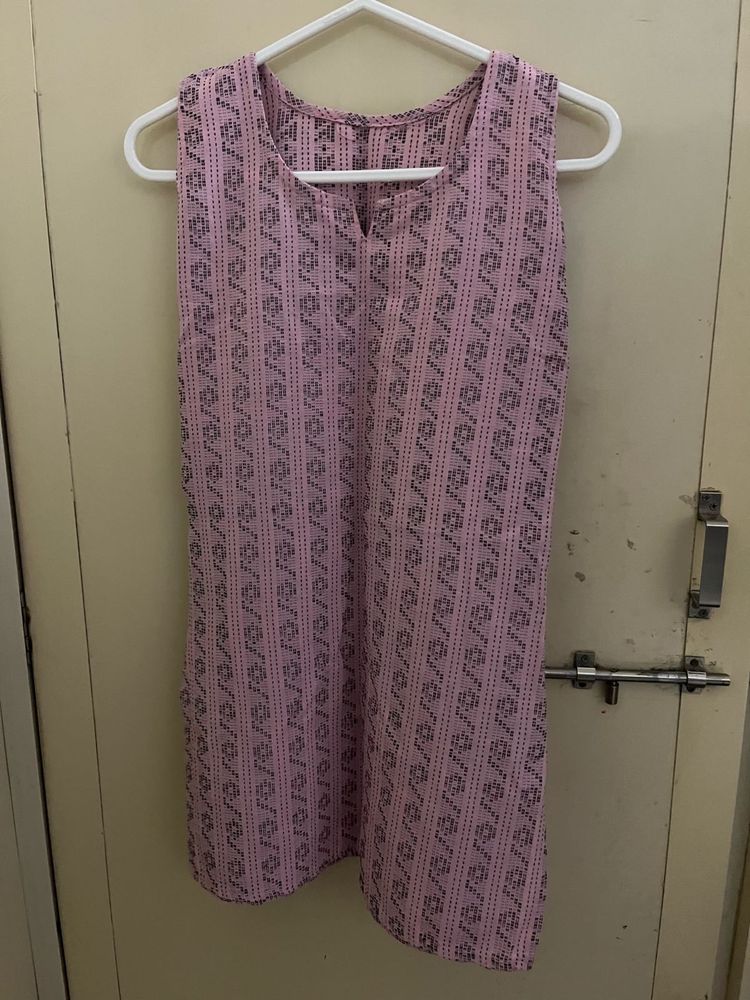 Stylish Pink Ethnic Kurta