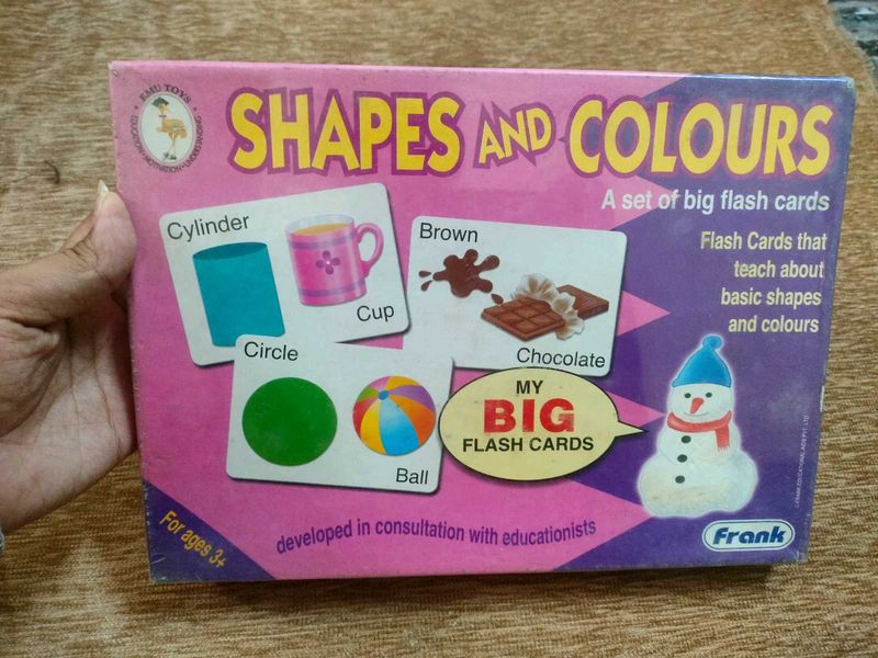 Shapes and Colours Flash Cards