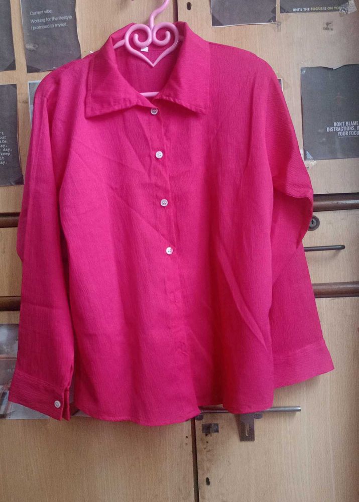 Pink Long Sleeve Shirt