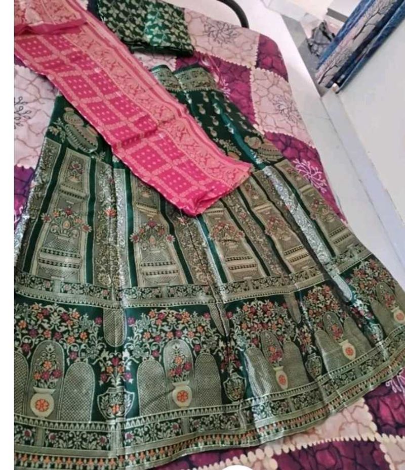 Art Silk Brocade Lehenga Choli
