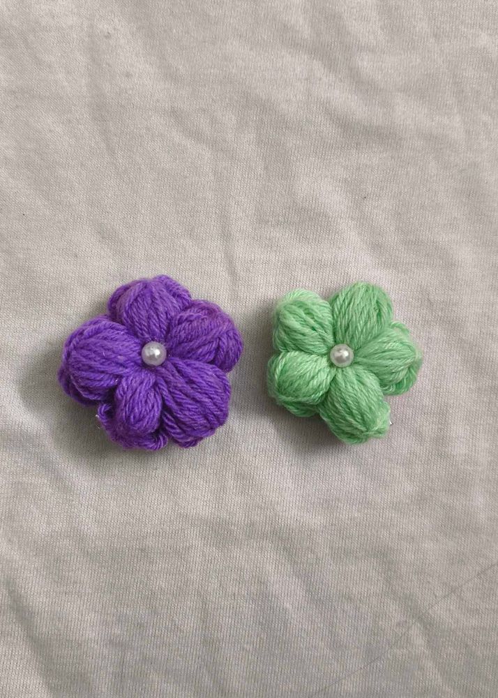 Handmade Cute Flower Hair Clips