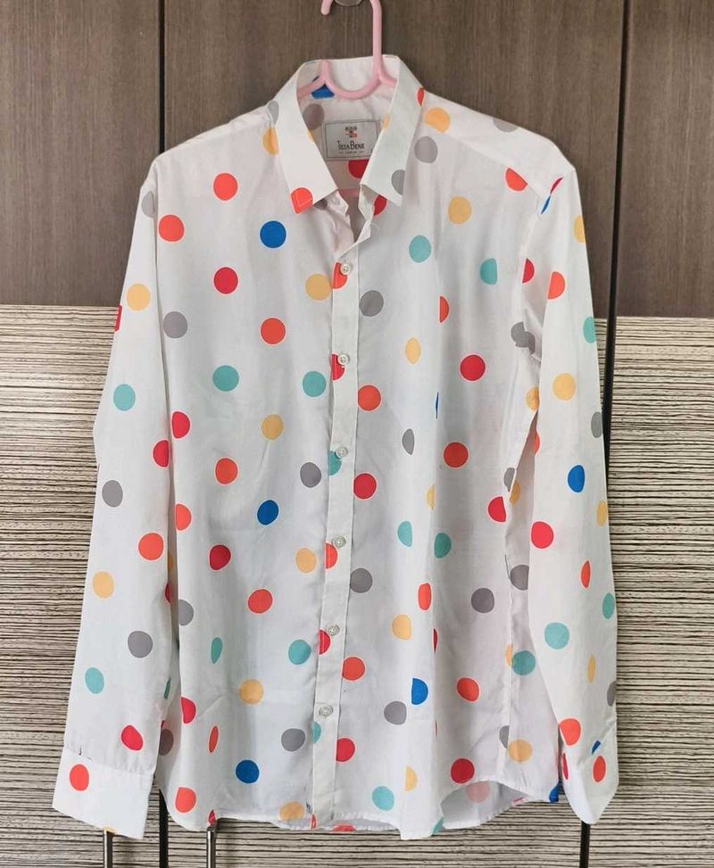 Tista Bene Polka Dot Shirt L