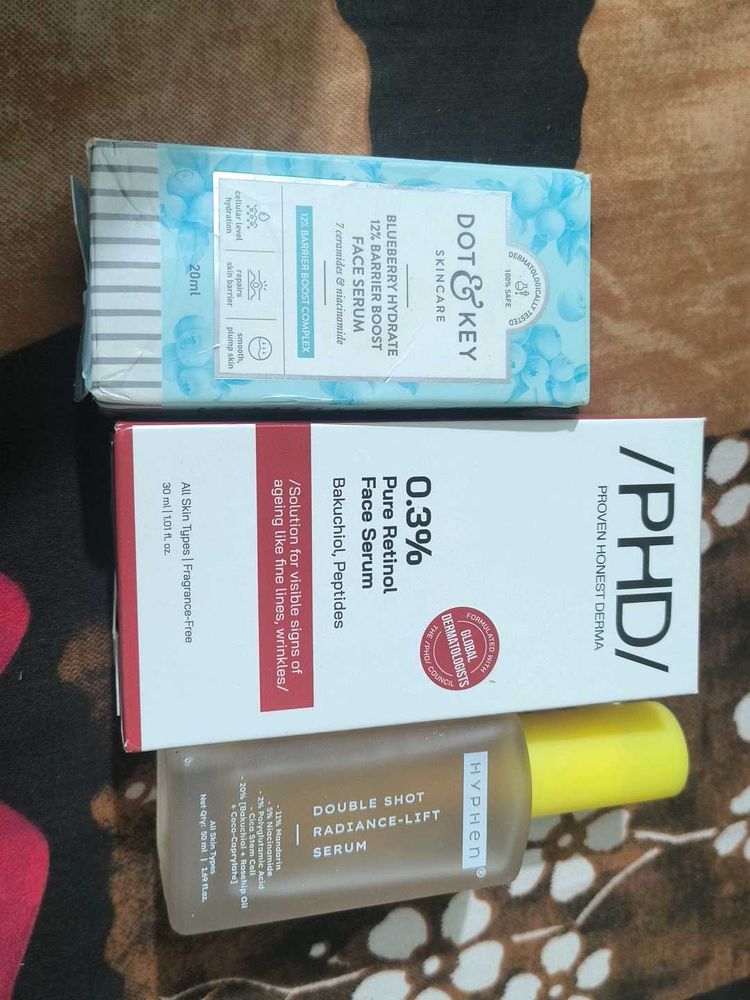 Dot &amp; Key &amp; PHD Face Serums hyphen serum new all u
