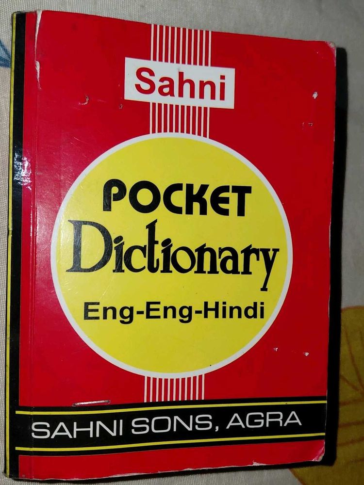 Sahni Pocket Dictionary Eng-Eng-Hindi