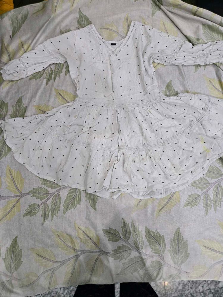 Chic Polka Dot A-line Dress