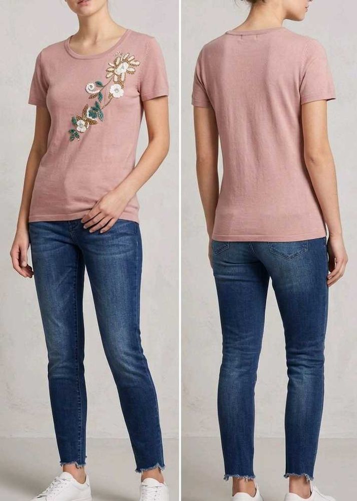 Embroidered Casual Top