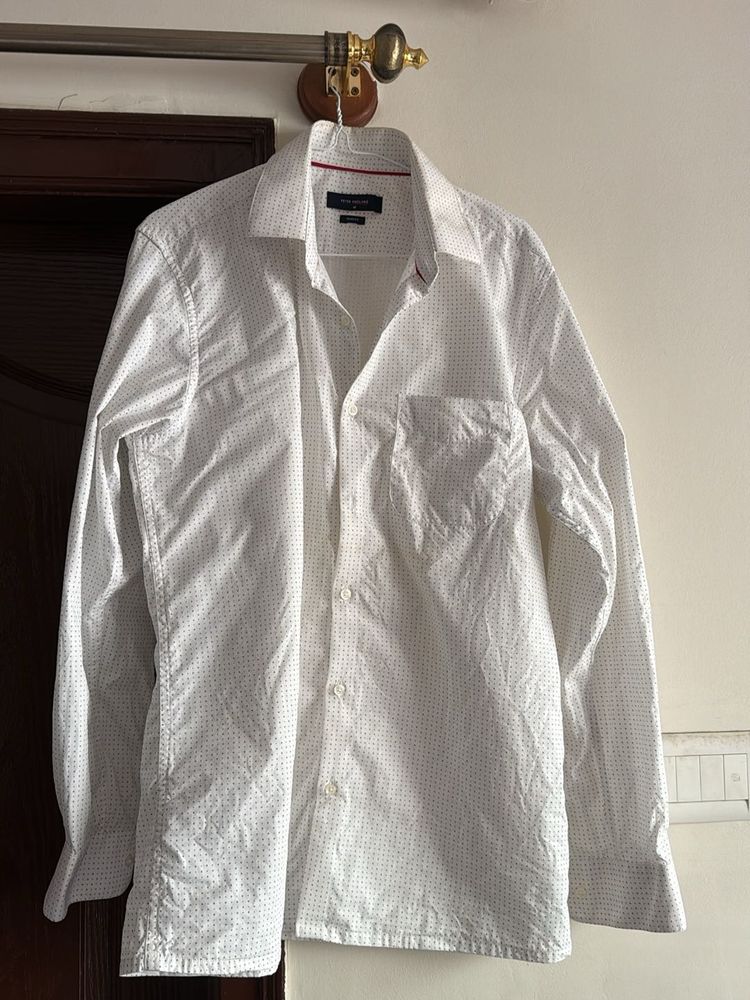 Peter England white formal shirt