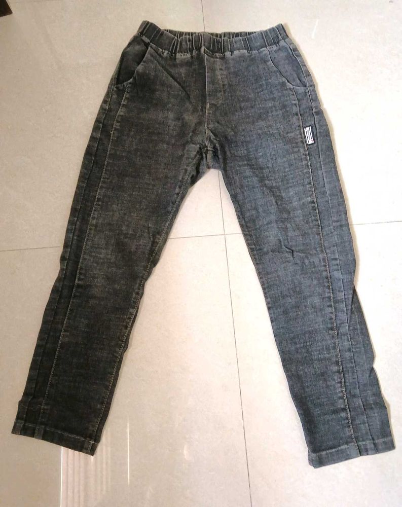 Stylish Acid Wash Denim Jeans