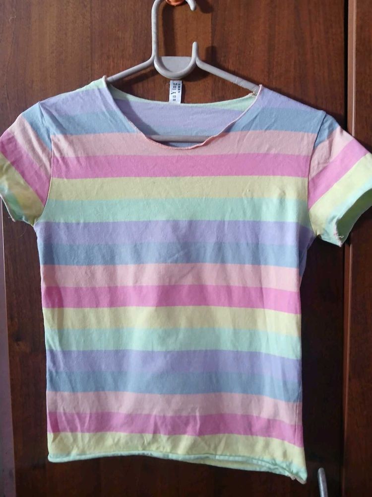 Pastel Stripe T-Shirt