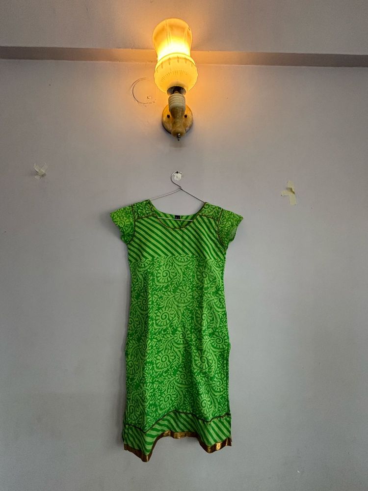 green kurta xs size