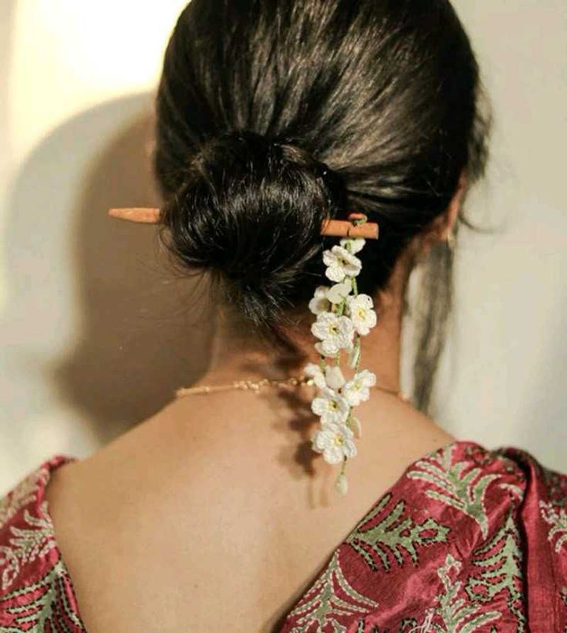 hair bun 😍 juda pin 📌