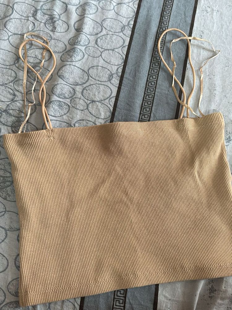 Ribbed Spaghetti Strap Tank Top