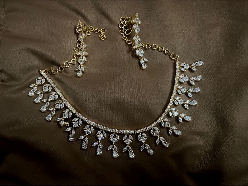 American Diamonds Engraved Dazzling Set