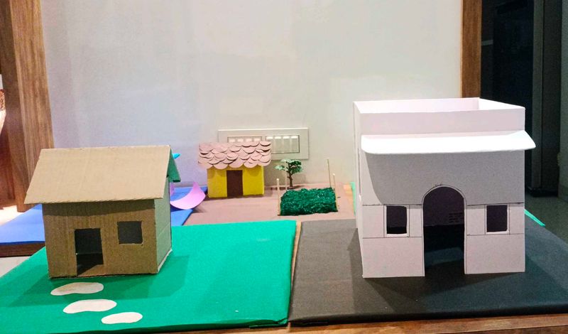 Handmade Miniature House Models