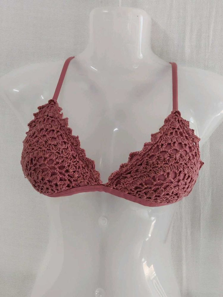 Crochet Bikini Top(XS)