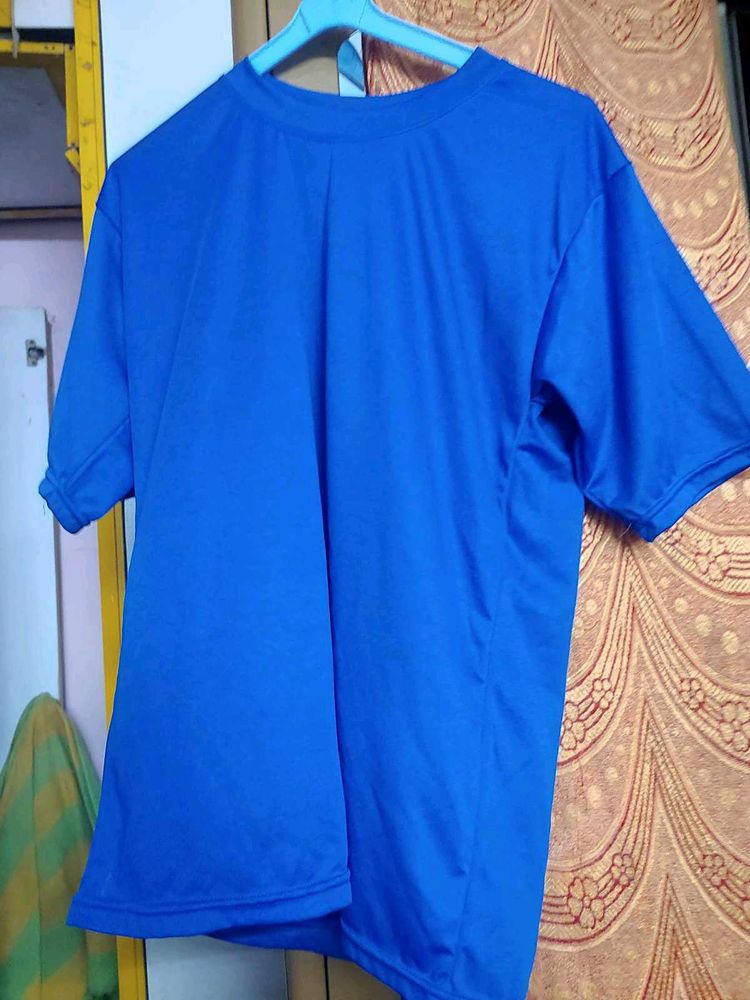 Men/ Women Blue T-Shirt