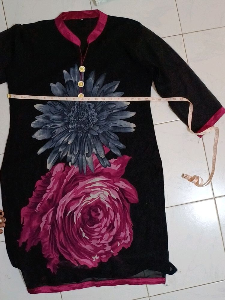 Black Colour XXL kurta