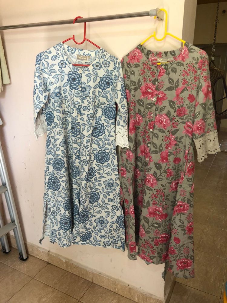 Westside Utsa Beautiful Floral Kurtas (Set o