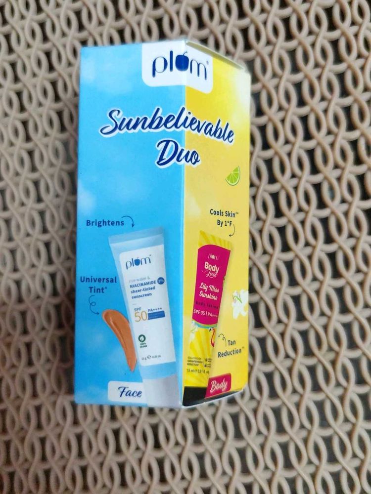 Plum Sunbelievable Duo SPF 50