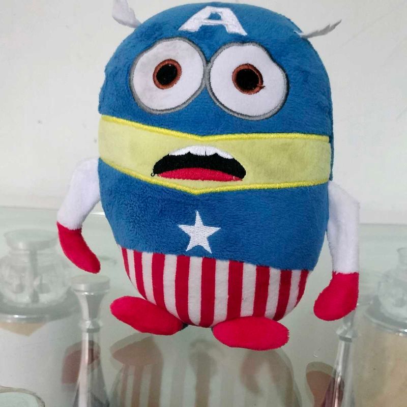 Captain America Minion Plush Toy
