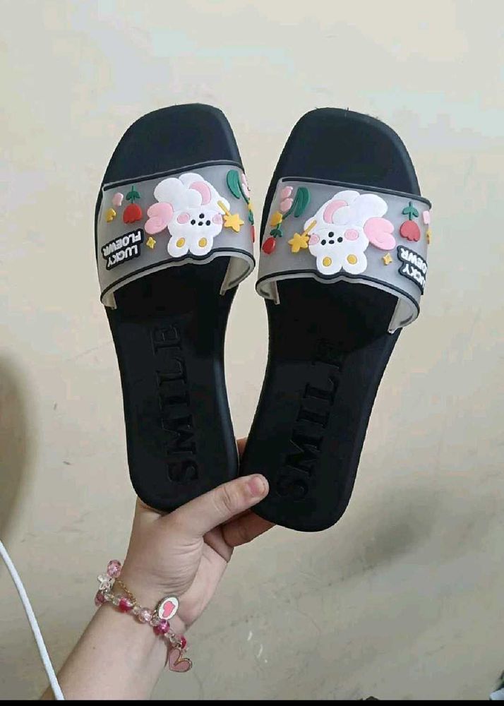 Cute Bunny Slides for Women