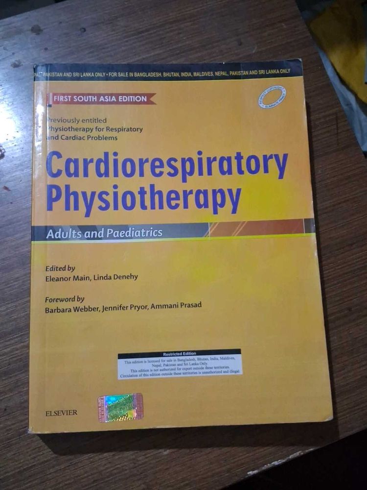 Cardiorespiratory Physiotherapy Book