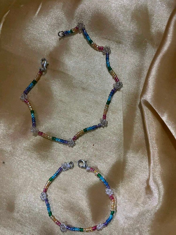 Rainbow Beaded Bracelets