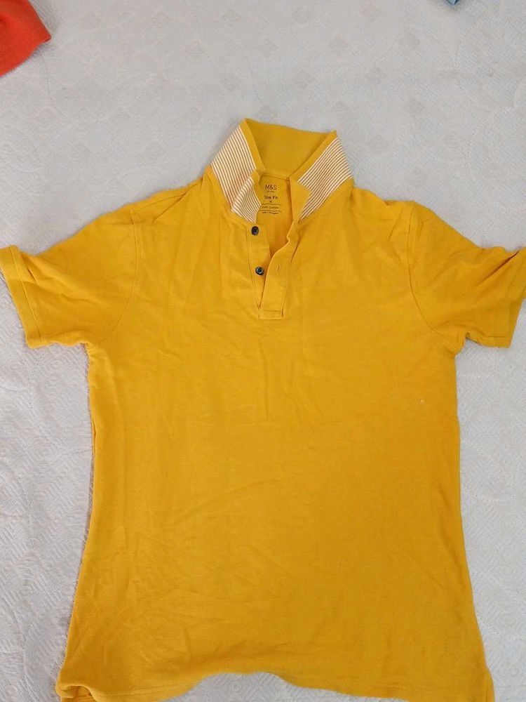 Men's Yellow Polo Shirt