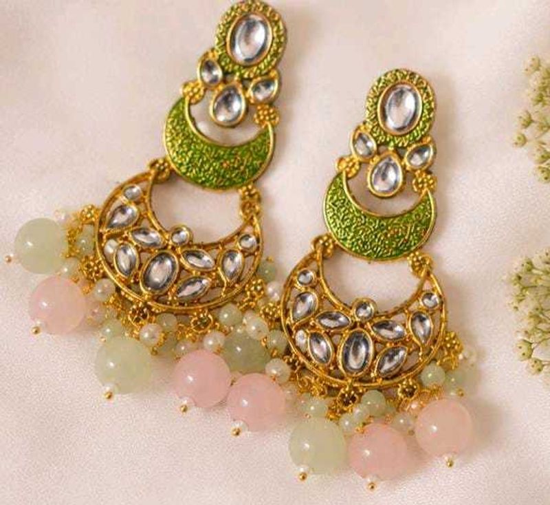 Designer Ethnic Chandbali Earrings
