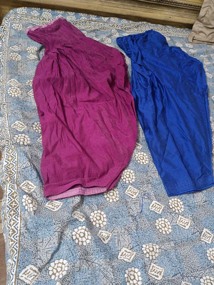 Purple and Blue salwar