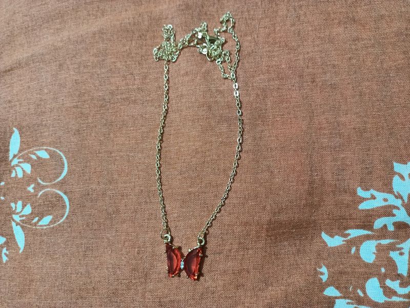 Crystal Butterfly Neck Chain