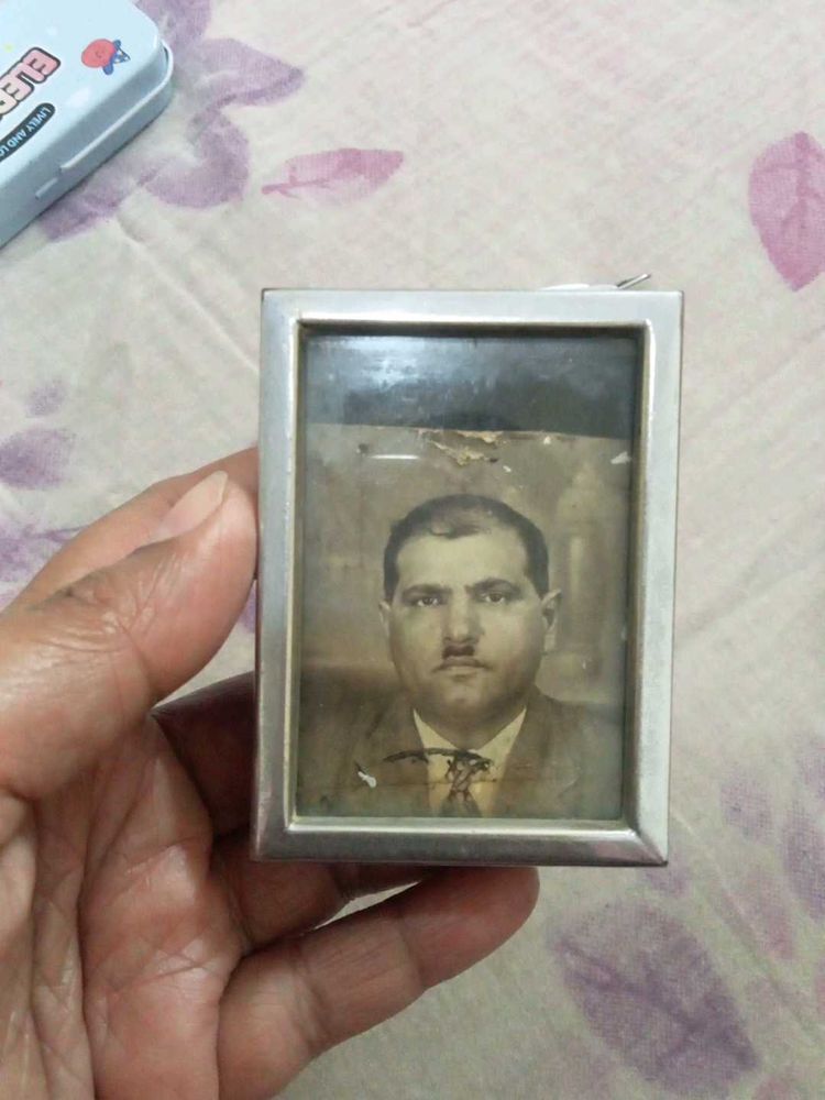 Vintage Photo Frame with Portrait, from arabic cou
