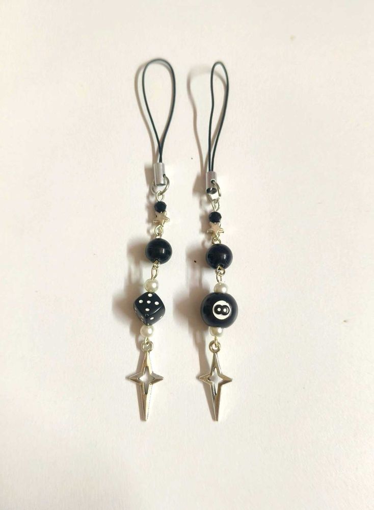 dice &amp; 8ball phonecharms combo