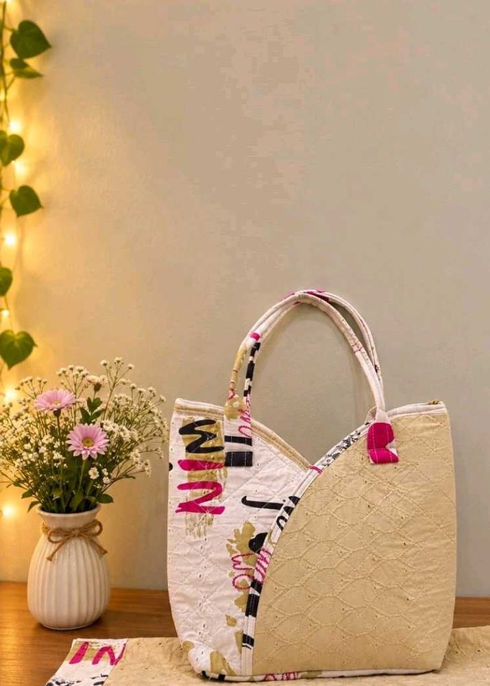 Unique Patchwork Tote Bag waterproof