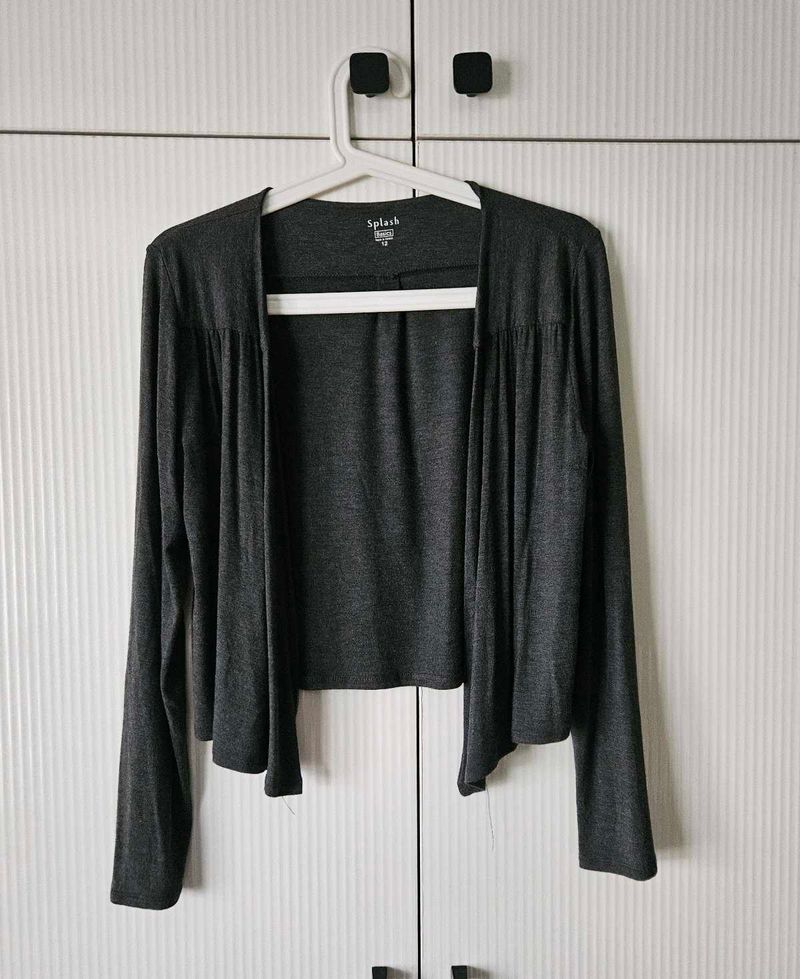 Grey Cardigan Shrug