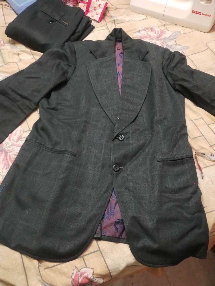 Men's Charcoal Suit Jacket