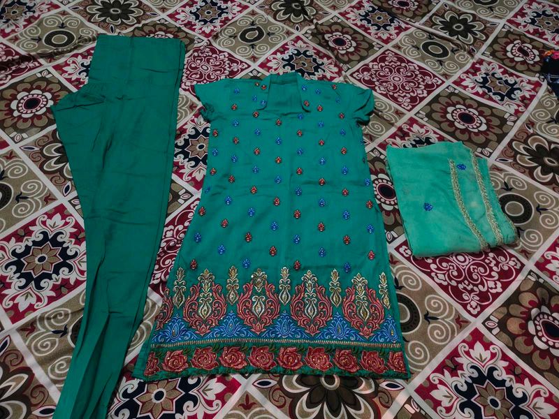 Beautiful Teal kurta sets