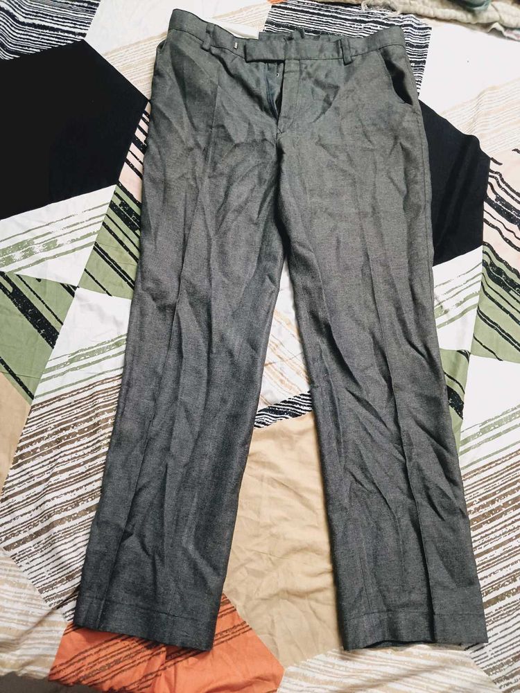 Classic Grey Men's Trousers